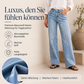 Weite Jeans für Damen mit vorderen Nähten