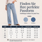 Weite Jeans für Damen mit vorderen Nähten