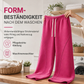 Damen High Waist Weite Bein Jogginghose mit gebogenen Nähten und Taschen