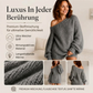 Bequemes Schulterfreies Strickkleid für Damen