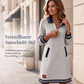 Damen-Langarmkleid mit Reißverschluss und Taschen