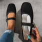 🥿 50% RABATT + GRATIS SOCKE! 👣 Bequeme Ballerinas aus PU in Wildlederoptik mit Riemchen – Weich, flexibel & stilvoll für jeden Tag 🧦