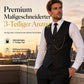 🤵 Herren Slim Fit 3-teiliges formelles Anzug-Set – Klassischer Chic, bequemer Sitz & immer passend