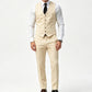 🤵 Herren Slim Fit 3-teiliges formelles Anzug-Set – Klassischer Chic, bequemer Sitz & immer passend