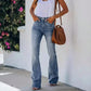 📢🎉50%Rabatt!!!🛍️✨Legere High-Waist Schlagjeans für Damen