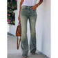 📢🎉50%Rabatt!!!🛍️✨Legere High-Waist Schlagjeans für Damen