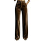 📢🎉50%Rabatt!!!🛍️✨Lässige, weit geschnittene Damen-Hosen mit hohem Bund und fallendem Stoff