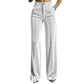 📢🎉50%Rabatt!!!🛍️✨Lässige, weit geschnittene Damen-Hosen mit hohem Bund und fallendem Stoff