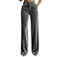 📢🎉50%Rabatt!!!🛍️✨Lässige, weit geschnittene Damen-Hosen mit hohem Bund und fallendem Stoff
