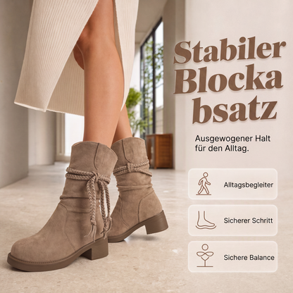 🔥Beliebtes Produkt ！✨Lässige, weiche Damen-Stiefel bis zur Wade