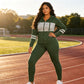 📢📢50%Rabatt!!!🎉✨Damen Freizeit-Set: Figurbetonter Hoodie und Hose