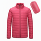 ❄️ Leichte, wattierte Winterjacke mit Stehkragen – Leicht, warm & immer passend