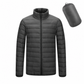❄️ Leichte, wattierte Winterjacke mit Stehkragen – Leicht, warm & immer passend