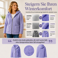Lässige Plüsch-Kapuzenjacke für Damen