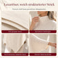 Elegante locker sitzende Strickstola in Uni-Farbe für Damen
