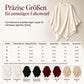 Elegante locker sitzende Strickstola in Uni-Farbe für Damen