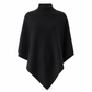 Elegante locker sitzende Strickstola in Uni-Farbe für Damen