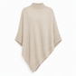 Elegante locker sitzende Strickstola in Uni-Farbe für Damen