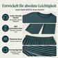 Gestreifter Pullover und Weithosen für Damen, 2-teiliges Set