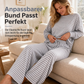 Legeres Streifen-Set aus Oberteil und Hose für Damen