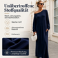 Damen Off-Shoulder Langarm Maxikleid