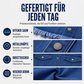 Jeansjacke für Damen mit ausgefranstem Saum und gewaschener Optik