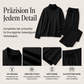 Damen-Set mit Halb-Reißverschluss-Sweatshirt und Weithosen