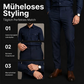 Herren Zweiteiler-Set aus Polyester, bestehend aus Hemd und Hose