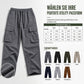 Cargohose für Herren mit Kordelzug, legeres Modell für den Sommer