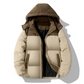 📢🎉50%Rabatt!!!🛍️✨Herren Winter-Steppjacke mit Kapuze im Color-Block-Design