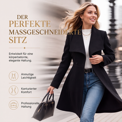 📢🎉50%Rabatt!!!🛍️✨Eleganter taillierter Damenmantel mit Reverskragen
