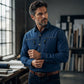 🧵 Lässig & praktisch – Freizeit-Jeanshemd mit Reißverschlusstaschen – Weicher Denim, moderner Schnitt & vielseitig kombinierbar