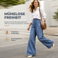 Weite Jeans mit hoher Taille für Damen