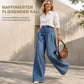 Weite Jeans mit hoher Taille für Damen