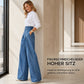 Weite Jeans mit hoher Taille für Damen
