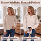 Legeres geripptes Langarmshirt für Damen