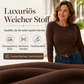 Klassisches geripptes Strickoberteil mit Rundhalsausschnitt für Damen