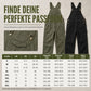 Schwere Baumwolloveralls für Herren, Relaxed Fit, gerades Bein, Utility-Latzhosen mit mehreren Taschen