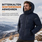 Herren-Wintermantel mit Fleecefutter und abnehmbarer Kapuze