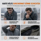 Herren-Wintermantel mit Fleecefutter und abnehmbarer Kapuze
