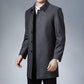 Mittellanger Trenchcoat mit Kragen für Herren