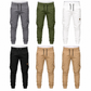 Cargo-Jogginghose für Herren, unifarben, im lässigen Stil