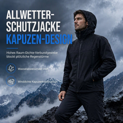 🏅 2000 Stück in 3 Tagen verkauft – schnell sein! Unisex Outdoor-Softshelljacke mit Kapuze