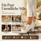 Elegante Damenschuhe mit Blockabsatz und Schleifenriemen