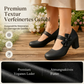Elegante Damenschuhe mit Blockabsatz und Schleifenriemen