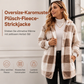 📢🎉50%Rabatt!!!🛍️✨Weites kapuzen-Cardigan für Damen mit Karo-Farblock-Design