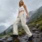 📢🎉50%Rabatt!!!🛍️✨Wasserdichte Outdoor-Hosen für Damen mit Reißverschlusstaschen