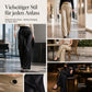 📢🎉50%Rabatt!!!🛍️✨Elegante hoch taillierte Satin-Weithosen mit asymmetrischer Taille