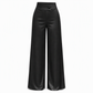 📢🎉50%Rabatt!!!🛍️✨Elegante hoch taillierte Satin-Weithosen mit asymmetrischer Taille