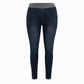 🔥Beliebtes Produkt ！✨Damen-Jeans mit hoher Leibhöhe, Schlupfbund, Slim Fit, Dunkelwaschung und breitem elastischem Bund